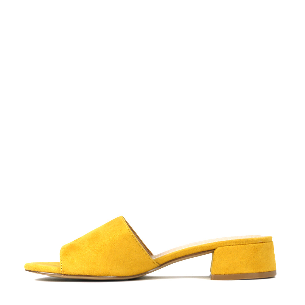 Zayne Heeled Slides - Los Cabos Shoes